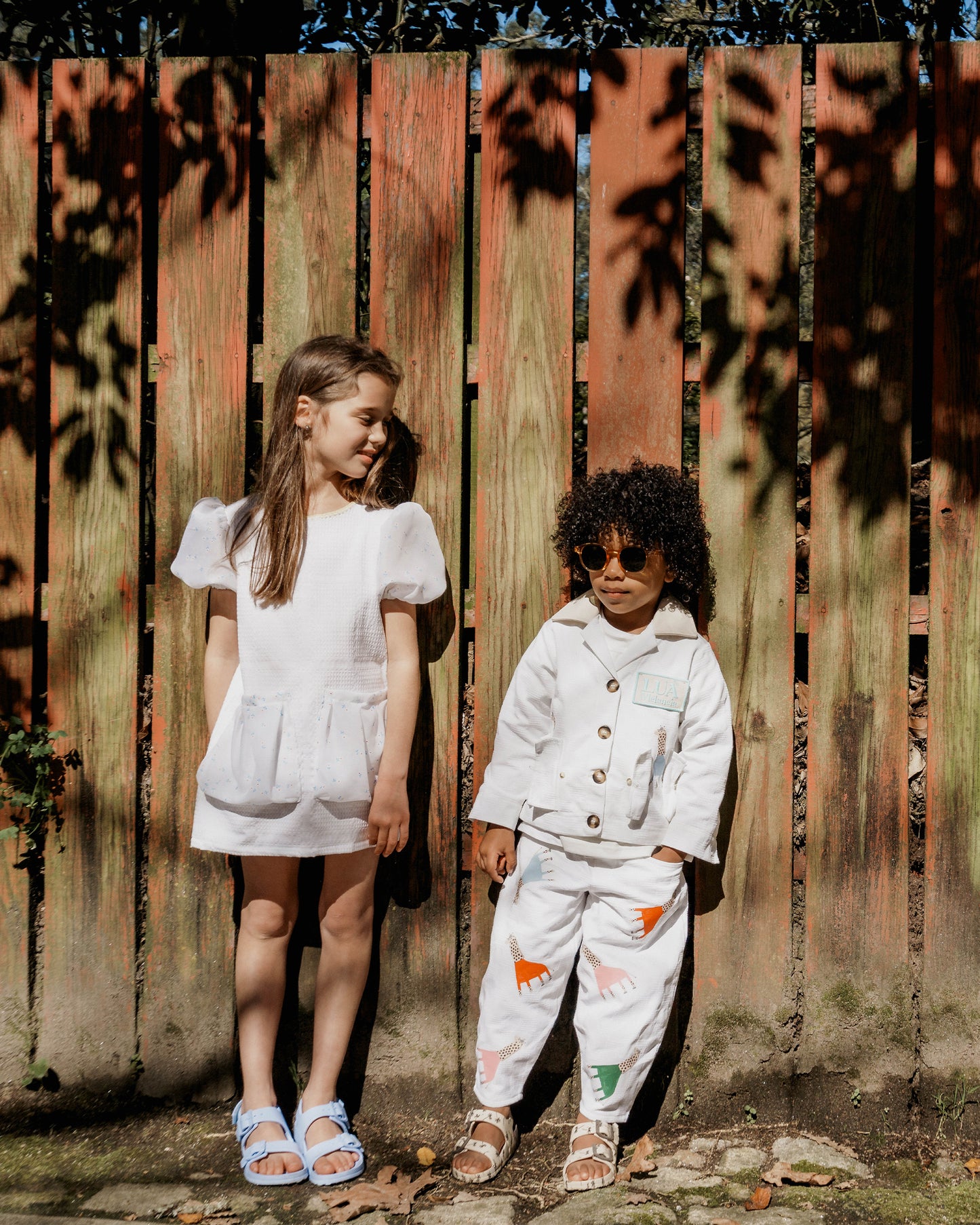 Camisa/Casaco | Xadrez estampado girafas Bambi