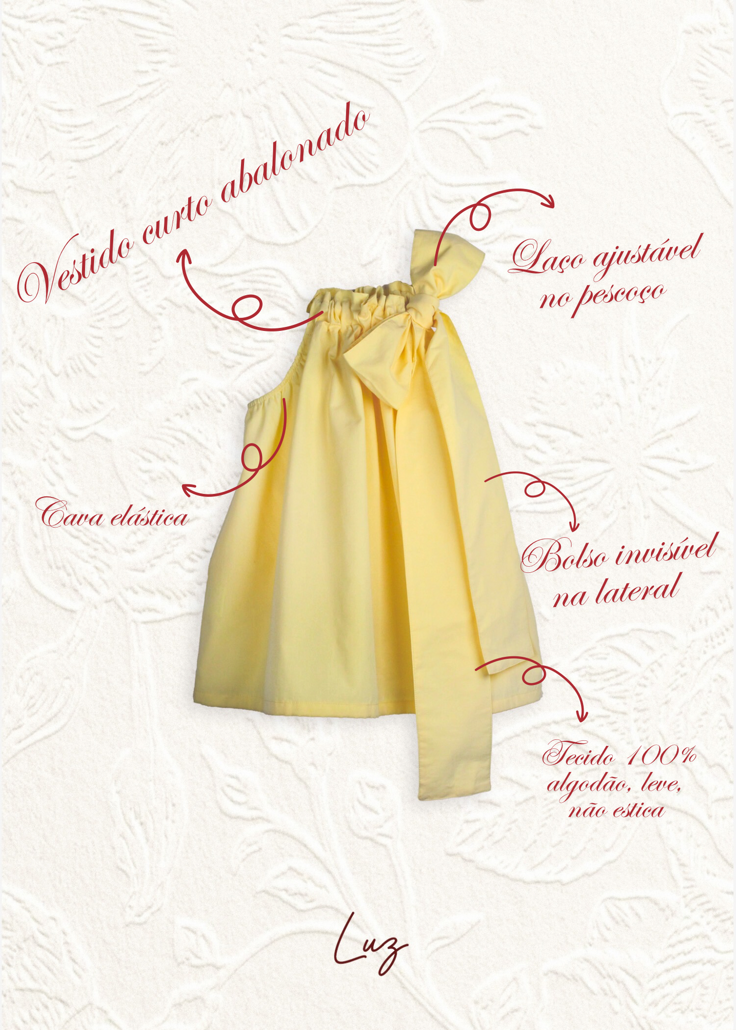 Vestido | Curto abalonado Luz Sorvete