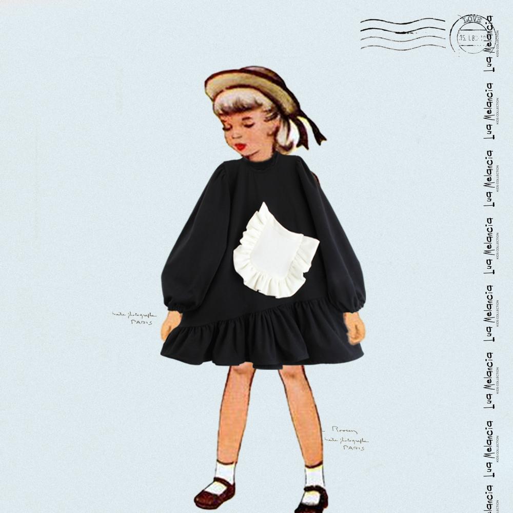 Vestido | Juliette preto bolso