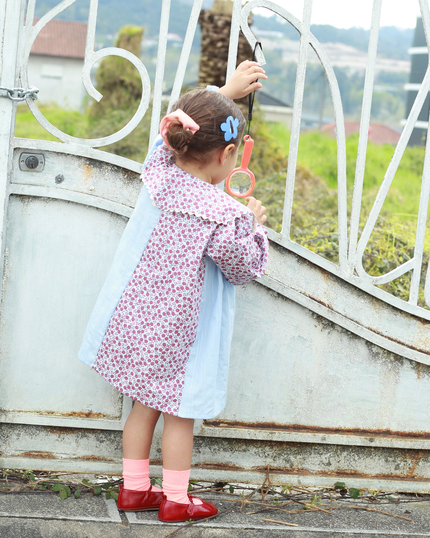 Vestido | Estampado Floral Celeste