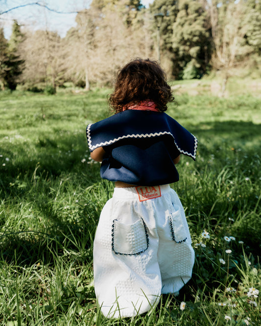 Calças Baggy | Textura Zig Zag Serafina