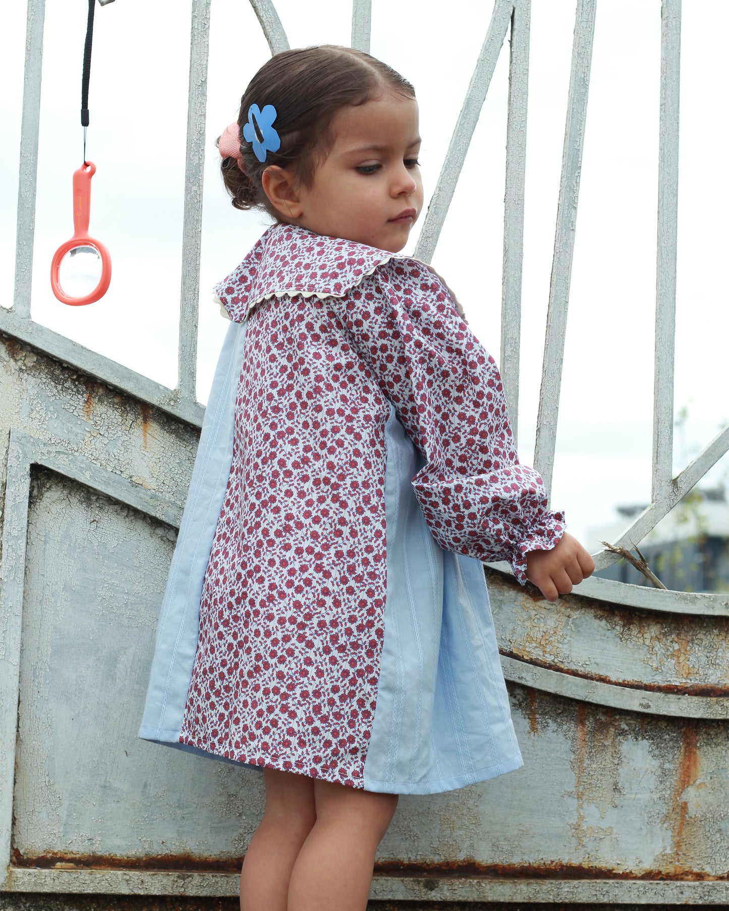 Vestido | Estampado Floral Celeste