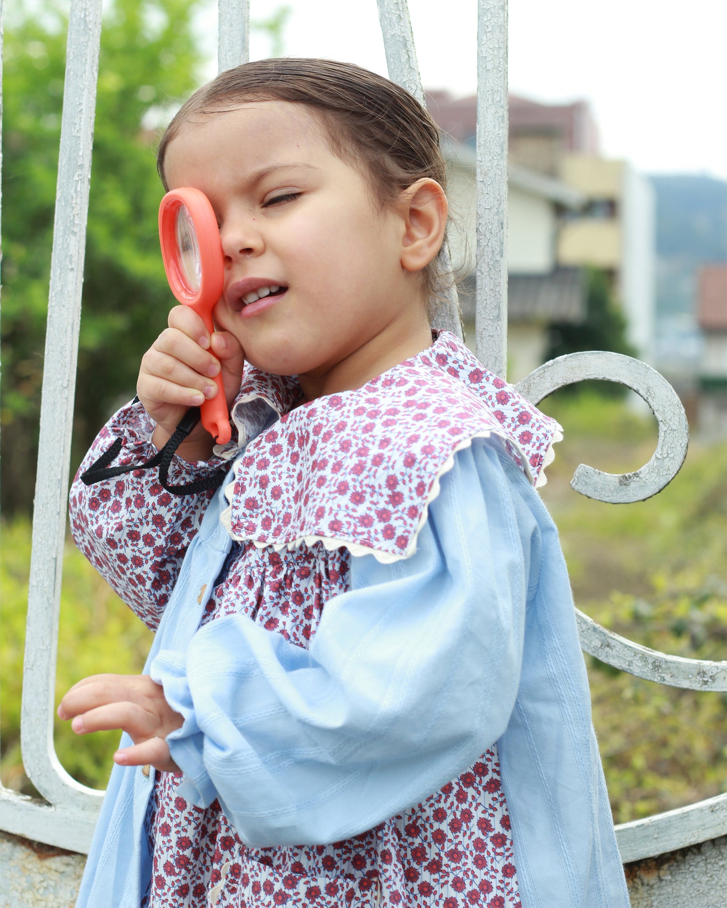 Vestido | Estampado Floral Celeste