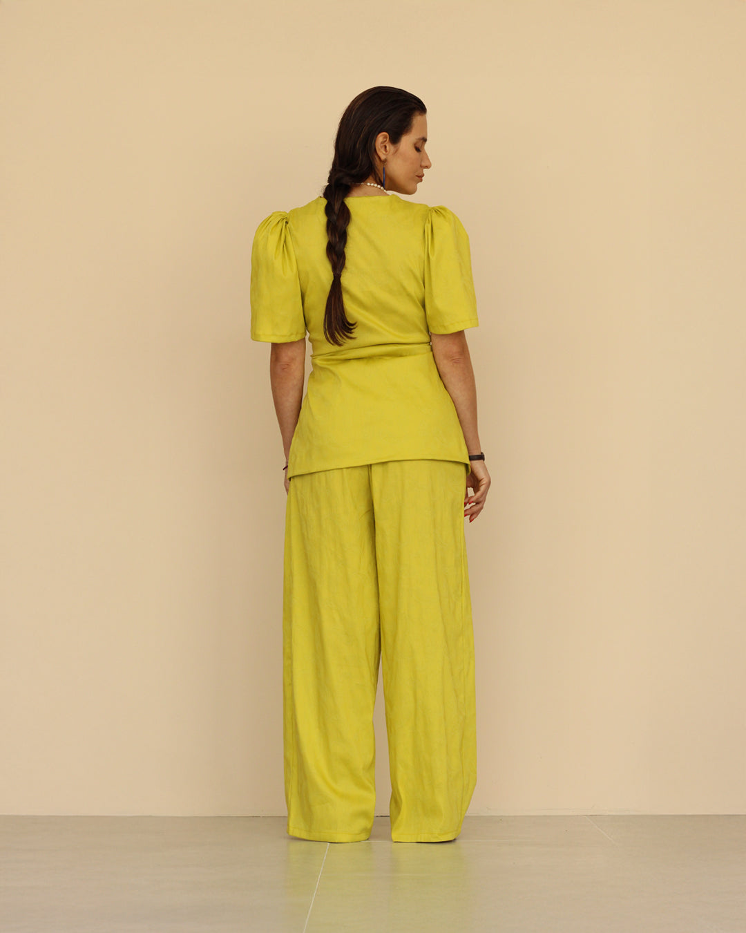 Blusa | Honey “Green” cítrico/estampado