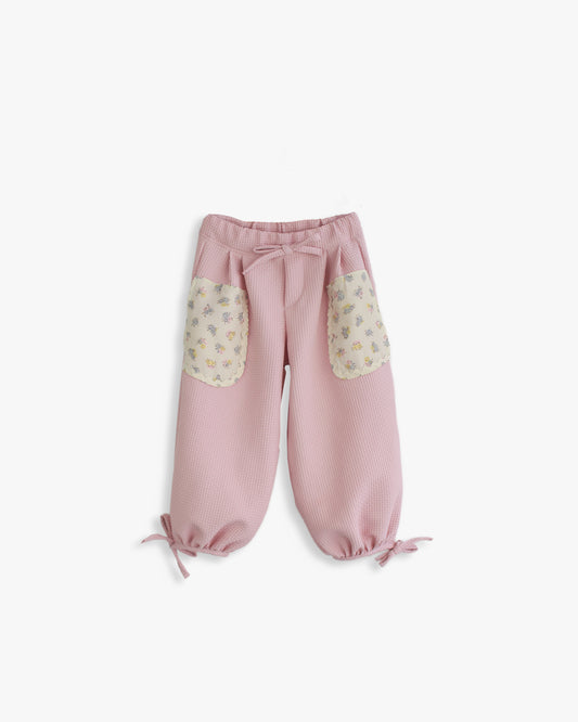 Calças | Baggy com Textura Bolota