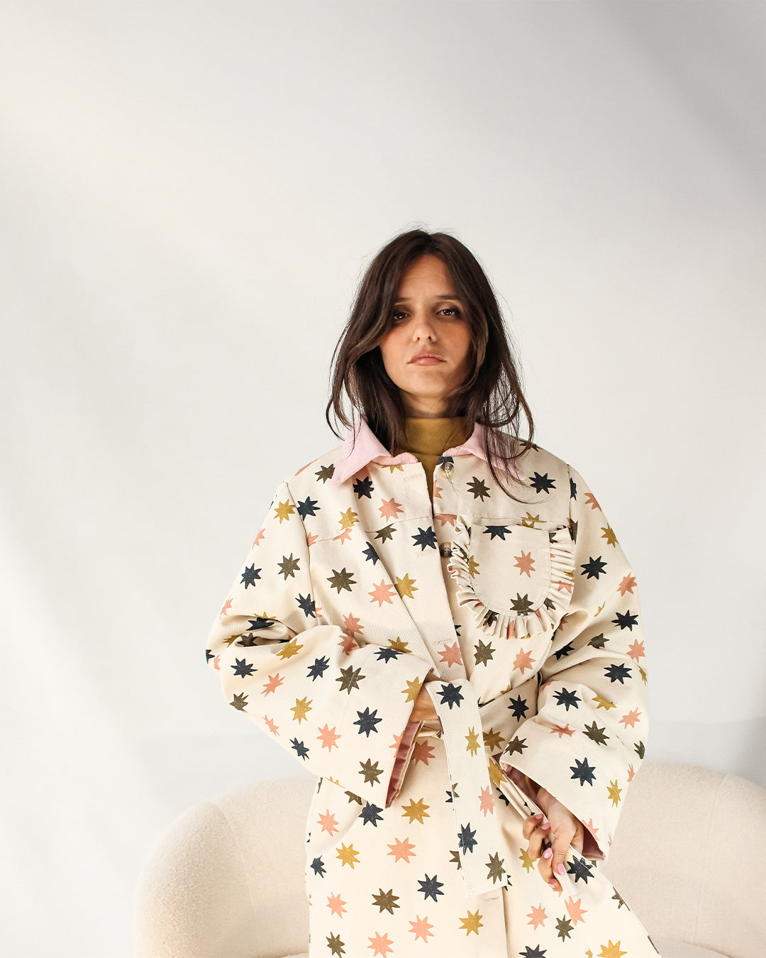 Set | Trench Sarja Calças + Trench