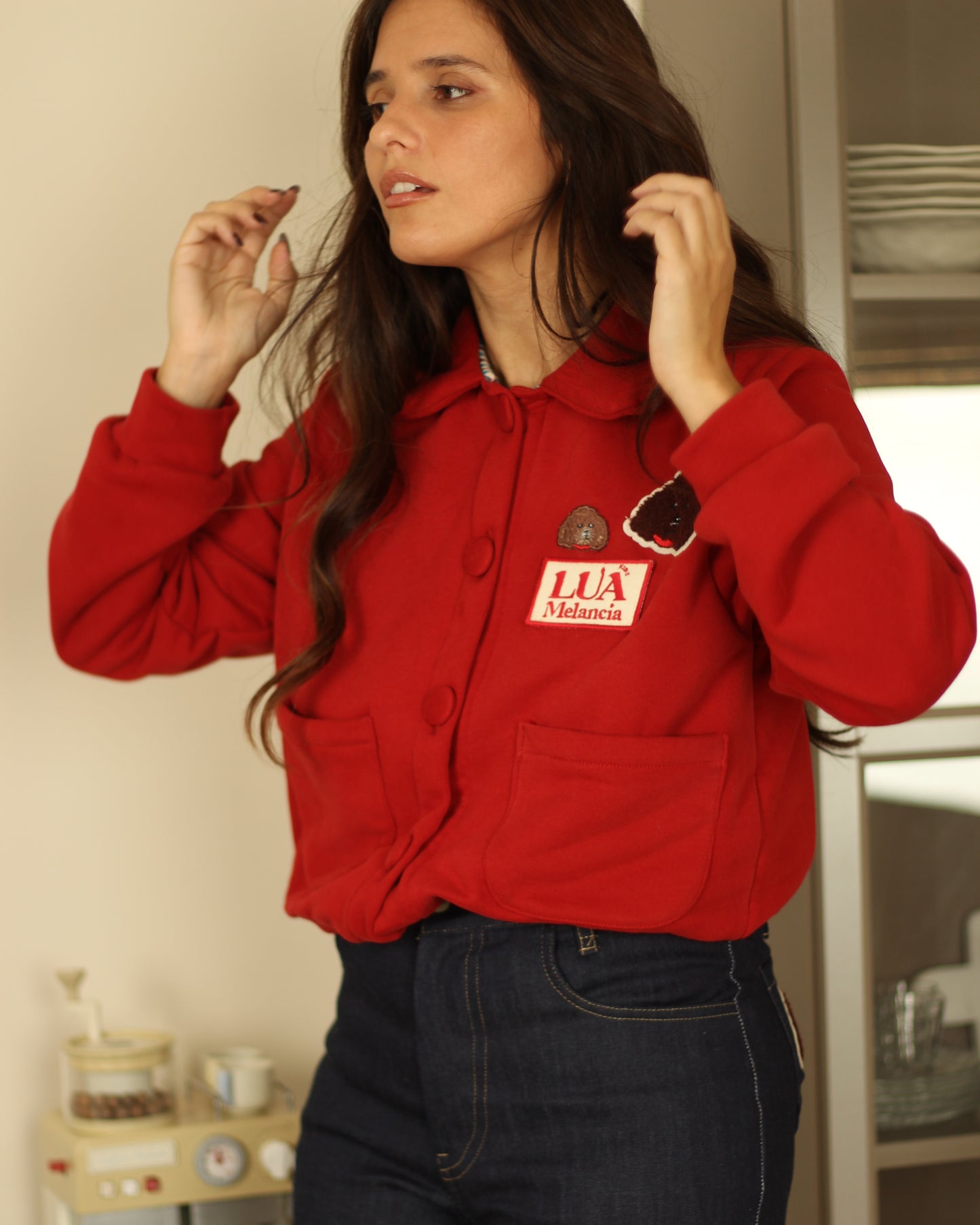 Casaco Romântico gola de Abas | Oreo Adulto