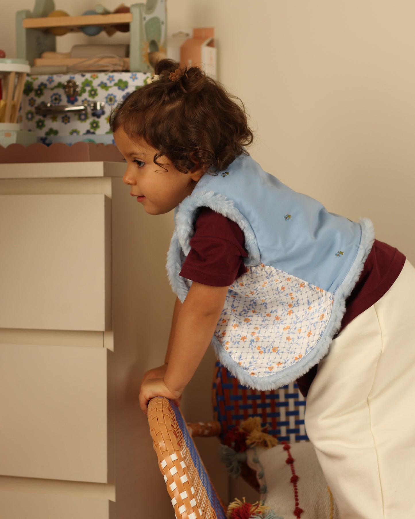 Colete Patchwork Reversível | Nina